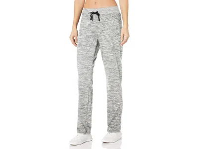 Hanes Women's French Terry Pant Women's Clothing Black Space Dye: Lg One Size In Gray