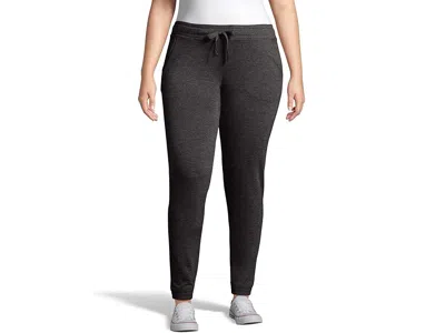 Hanes Women's Jogger With Pockets Women's Clothing Black Heather: Lg One Size