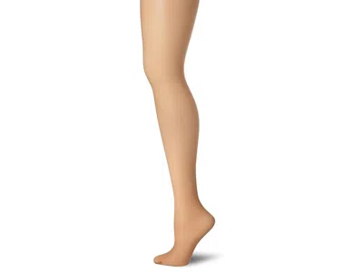 Hanes Women's Non Control Top Sandalfoot Silk Reflections Panty Hose Hose Barely There: A-b One Size In Brown