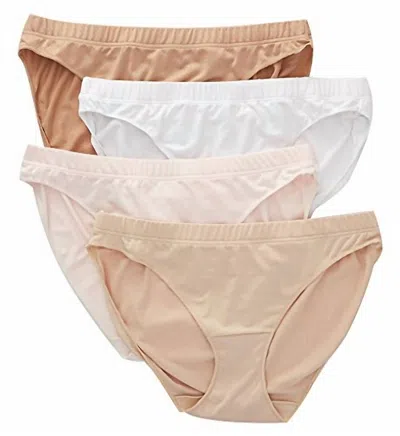 Hanes Women's Ultra Light Breathable Bikini Panty - 4 Pack In Multi