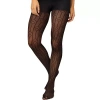 Hanes Womens Ecosmart Control Top Animal Tights In Black
