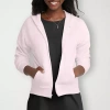 Hanes Womens Long Sleeve Zipper Active Hoodie In Pink