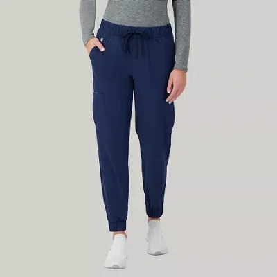 Hanes Womens Tag Free Moisture Wicking Scrub Pant In Blue
