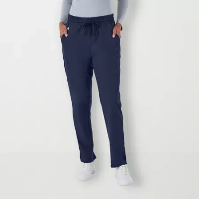 Hanes Womens Tag Free Moisture Wicking Scrub Pant In Blue