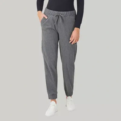 Hanes Womens Tag Free Moisture Wicking Scrub Pant In Gray