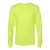 Hanes Workwear Long Sleeve Pocket T-shirt In Yellow