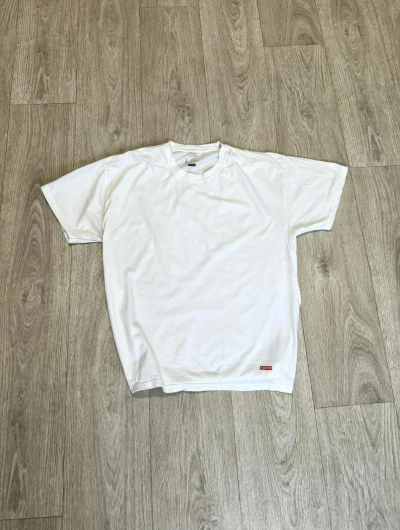 Pre-owned Hanes X Supreme Hanes T-shirt In White