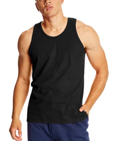 Hanes X-temp Men's Performance Tank Top, 2-pack In Black