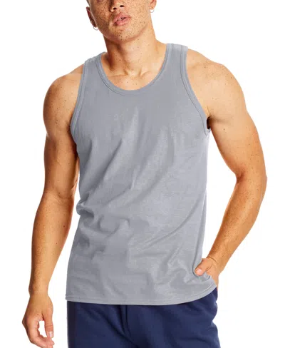 Hanes X-temp Men's Performance Tank Top, 2-pack In Gray