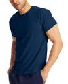 HANES X-TEMP MEN'S SHORT SLEEVE CREWNECK T-SHIRT, 2-PACK