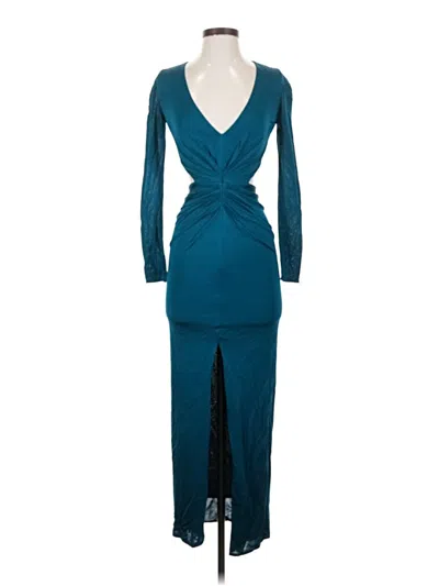Pre-owned Haney Cocktail Dress In Teal