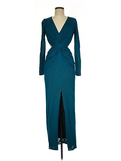 Pre-owned Haney Cocktail Dress In Teal