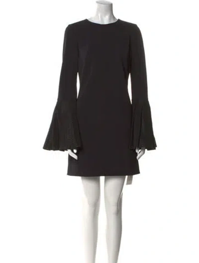 Pre-owned Haney Crew Neck Mini Dress In Multi