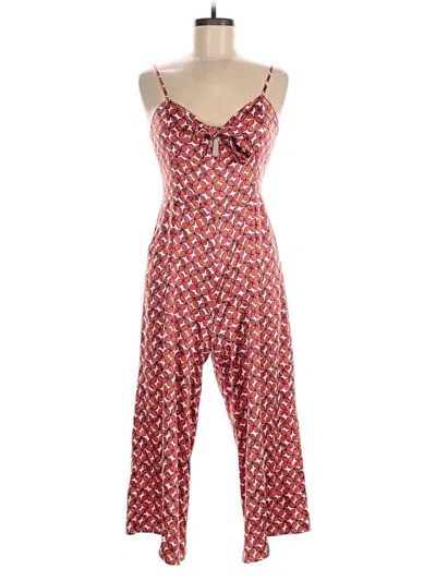 Pre-owned Haney Jumpsuit In Red