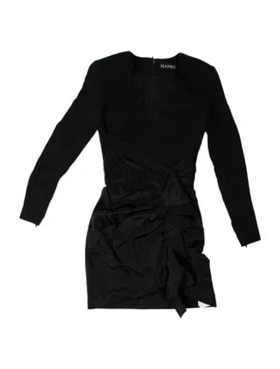 Pre-owned Haney Silk Knee-length Dress In Blue
