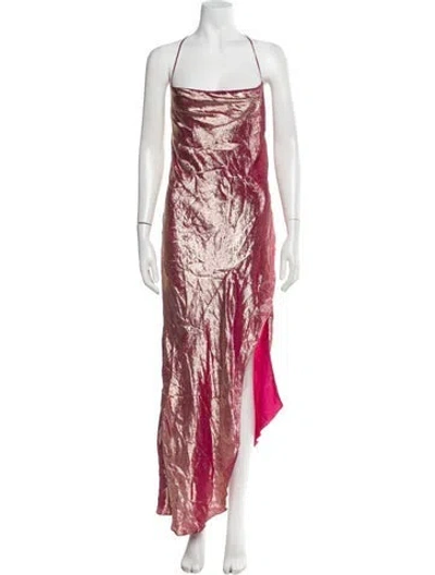 Pre-owned Haney Silk Long Dress