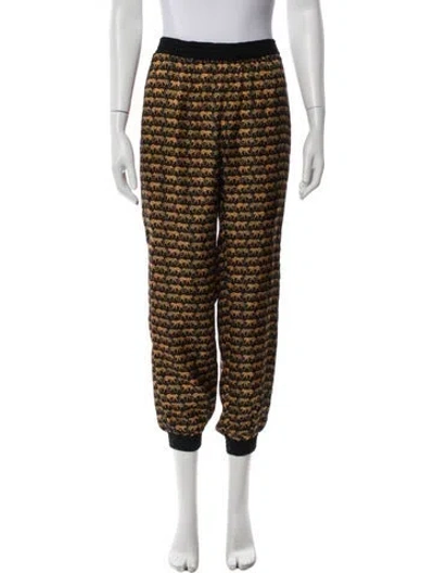 Pre-owned Haney Silk Wide Leg Pants In Multicolor