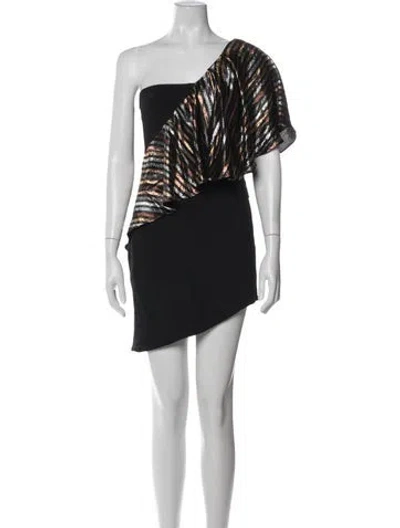 Pre-owned Haney Striped Mini Dress In Multi