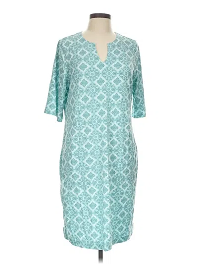 Pre-owned Hang Ten Casual Dress In Teal