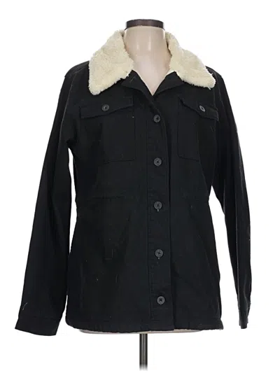 Pre-owned Hang Ten Coat In Black