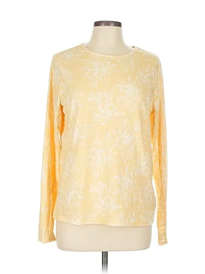 Pre-owned Hang Ten Long Sleeve T-shirt In Yellow