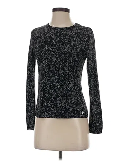 Pre-owned Hang Ten Long Sleeve T-shirt In Black