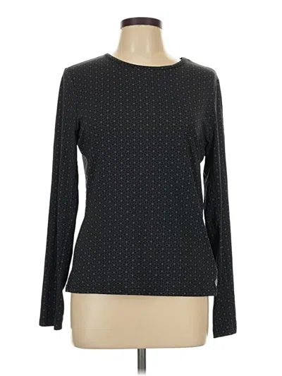 Pre-owned Hang Ten Long Sleeve T-shirt In Black