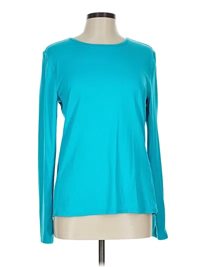 Pre-owned Hang Ten Long Sleeve T-shirt In Blue