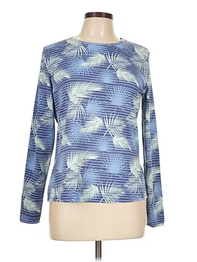 Pre-owned Hang Ten Long Sleeve T-shirt In Blue