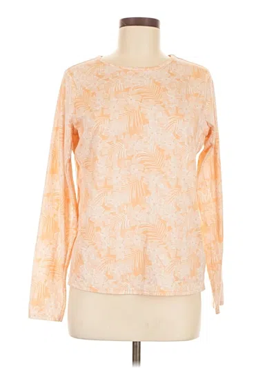 Pre-owned Hang Ten Long Sleeve T-shirt In Orange