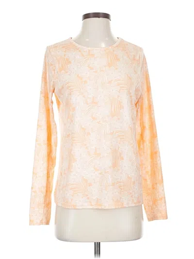 Pre-owned Hang Ten Long Sleeve T-shirt In Orange