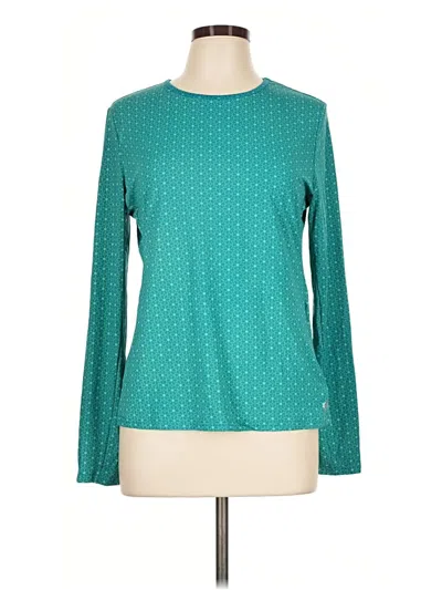 Pre-owned Hang Ten Long Sleeve T-shirt In Teal