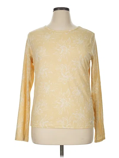Pre-owned Hang Ten Long Sleeve T-shirt In Yellow