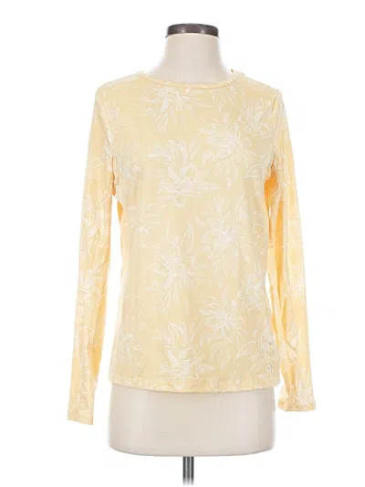 Pre-owned Hang Ten Long Sleeve T-shirt In Yellow