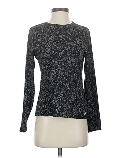 Pre-owned Hang Ten Long Sleeve Turtleneck In Silver