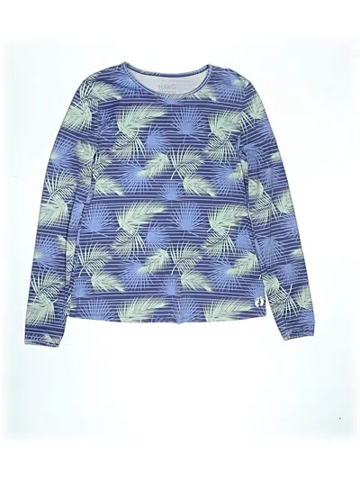 Pre-owned Hang Ten Rash Guard In Blue