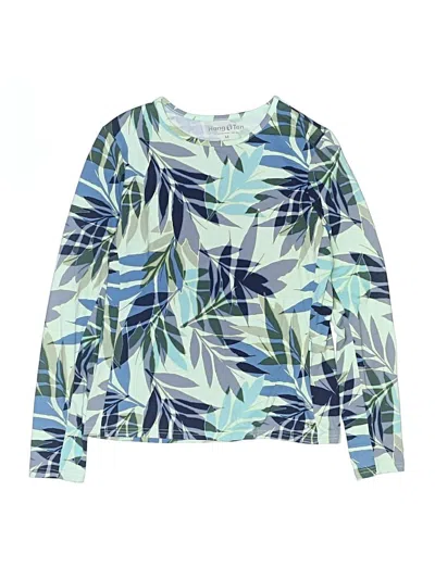 Pre-owned Hang Ten Rash Guard In Blue