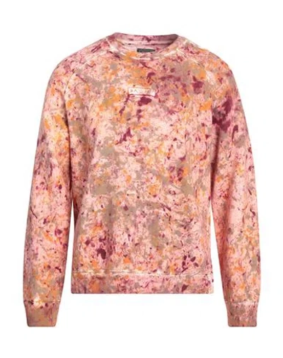 Hangar Man Sweatshirt Blush Size M Cotton In Pink