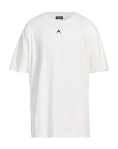 Hangar Man T-shirt White Size Xl Cotton, Elastane