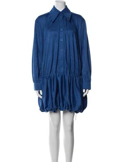 Pre-owned Hanifa Mini Dress W/ Tags In Blue