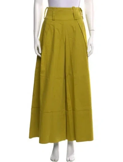 Pre-owned Hanifa Wide Leg Pants In Green