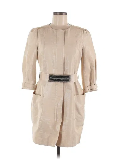 Pre-owned Hanii Y Trenchcoat In Brown