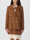 Hanita Jacket  Woman Color Brown In Brown