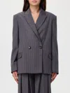 Hanita Jacket  Woman Color Grey In Gray