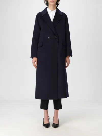 Hanita Coat  Woman Color Blue In Blau