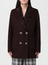 Hanita Coat  Woman Color Dark In Burgundy