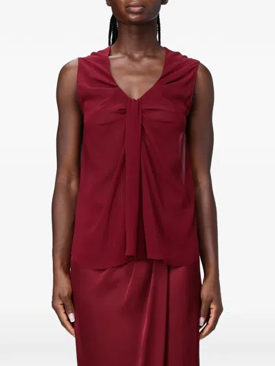 Hanita Top Woman Color Burgundy In Multi