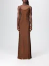 Hanita Dress  Woman Color Bronze In Brown