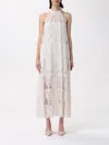 Hanita Dress  Woman Color Cream