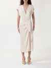 Hanita Dress  Woman Color Cream